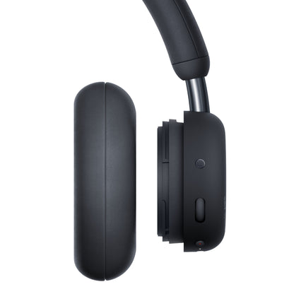 Nothing CMF Headphone Pro Hybrid ANC hovedtelefoner mørkegrå med polstrede ørepuder, sideknapper og skyder, polstret hovedbøjle.