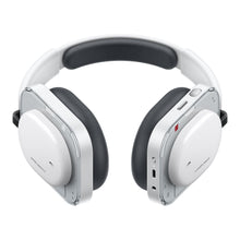 Nothing Headphone (a) trådløse over-ear høretelefoner hvid/sølv, sorte ørepuder, justerbar bøjle, synlige knapper/porte, Bluetooth.