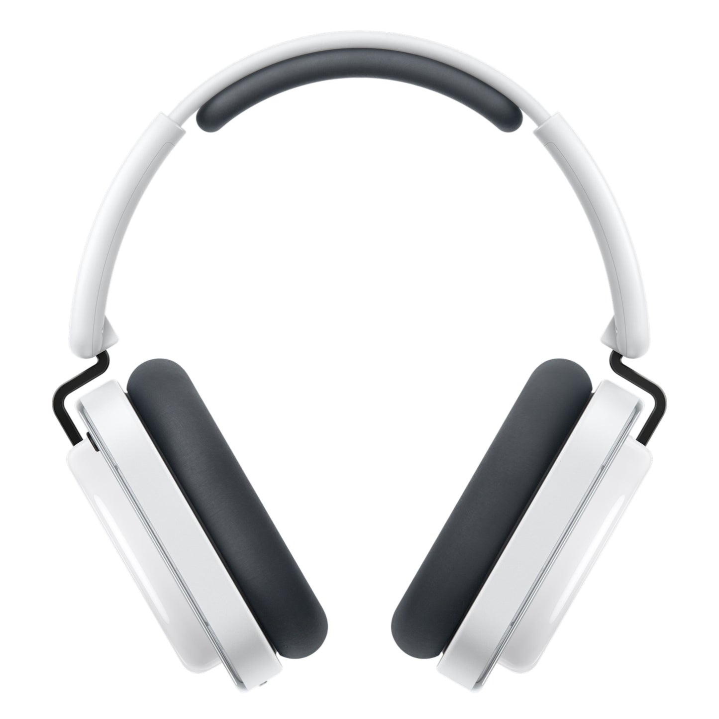 Nothing Headphone (a) trådløse over-ear høretelefoner hvid med sorte polstrede ørepuder, hovedbøjle, ANC og Bluetooth.