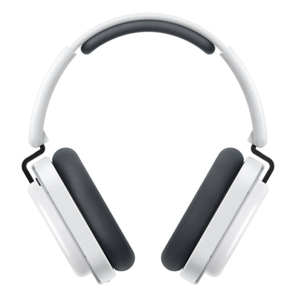 Nothing Headphone (a) trådløse over-ear høretelefoner hvid med sorte polstrede ørepuder, hovedbøjle, ANC og Bluetooth.