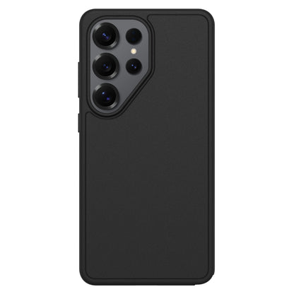 Otterbox Symmetry Series cover med magneter til Galaxy S26 Ultra sort, hævet kameraområde, understøtter trådløs opladning.