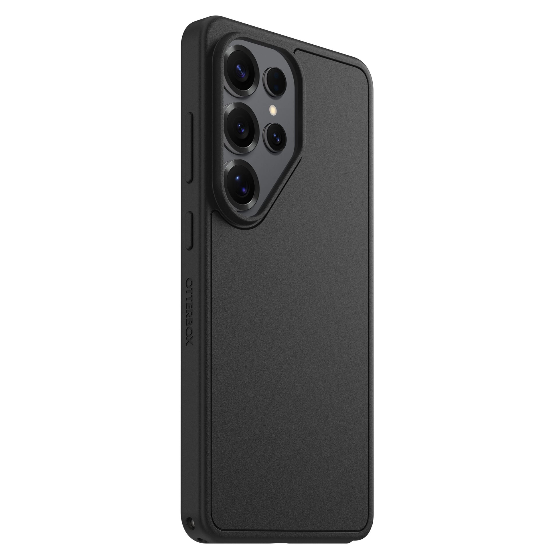Otterbox Symmetry Series Magnet cover til Galaxy S26 Ultra sort, bagside med hævede kanter ved kamera, understøtter MagSafe.