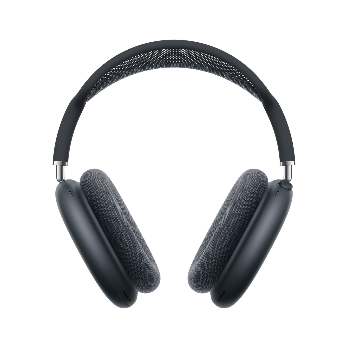 Apple AirPods Max 2 over-ear hovedtelefoner i Midnat med mesh-hovedbøjle, ørepuder og aktiv støjreduktion.