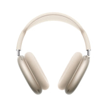 Apple AirPods Max 2 Stjerneskær over-ear Bluetooth høretelefoner i beige med polstrede ørepuder, mesh hovedbøjle, aktiv støjreduktion.
