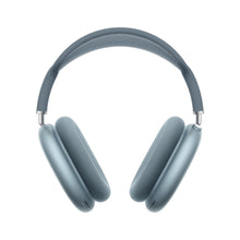 Apple AirPods Max 2 trådløse over-ear hovedtelefoner blå med polstrede ørekopper, mesh-hovedbøjle, aktiv støjreduktion.