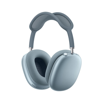Apple AirPods Max 2 blå trådløse over-ear hovedtelefoner med aktiv støjreduktion set forfra.