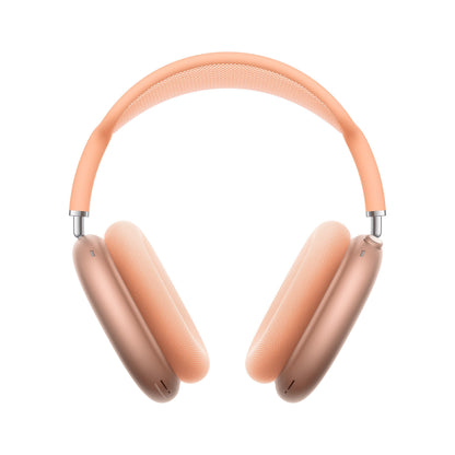 Apple AirPods Max 2 over-ear hovedtelefoner orange med mesh hovedbøjle, bløde ørekopper og aktiv støjreduktion.