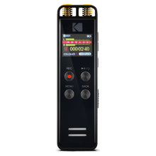Kodak Diktafon VRC 550 sort digital recorder med farvedisplay, fire runde knapper, højttalergrill og to mikrofoner.