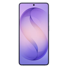 Samsung Galaxy S26 Ultra klar magnet etui, transparent, passer til S26 Ultra med rammeløs skærm og lilla/pink 'S'-design.
