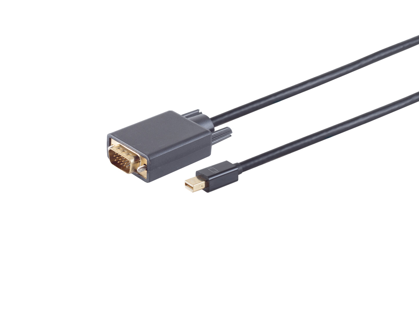 Mini DisplayPort til VGA-kabel 2,0 m DisplayPort 1.2 med Mini DisplayPort-stik og VGA-stik.