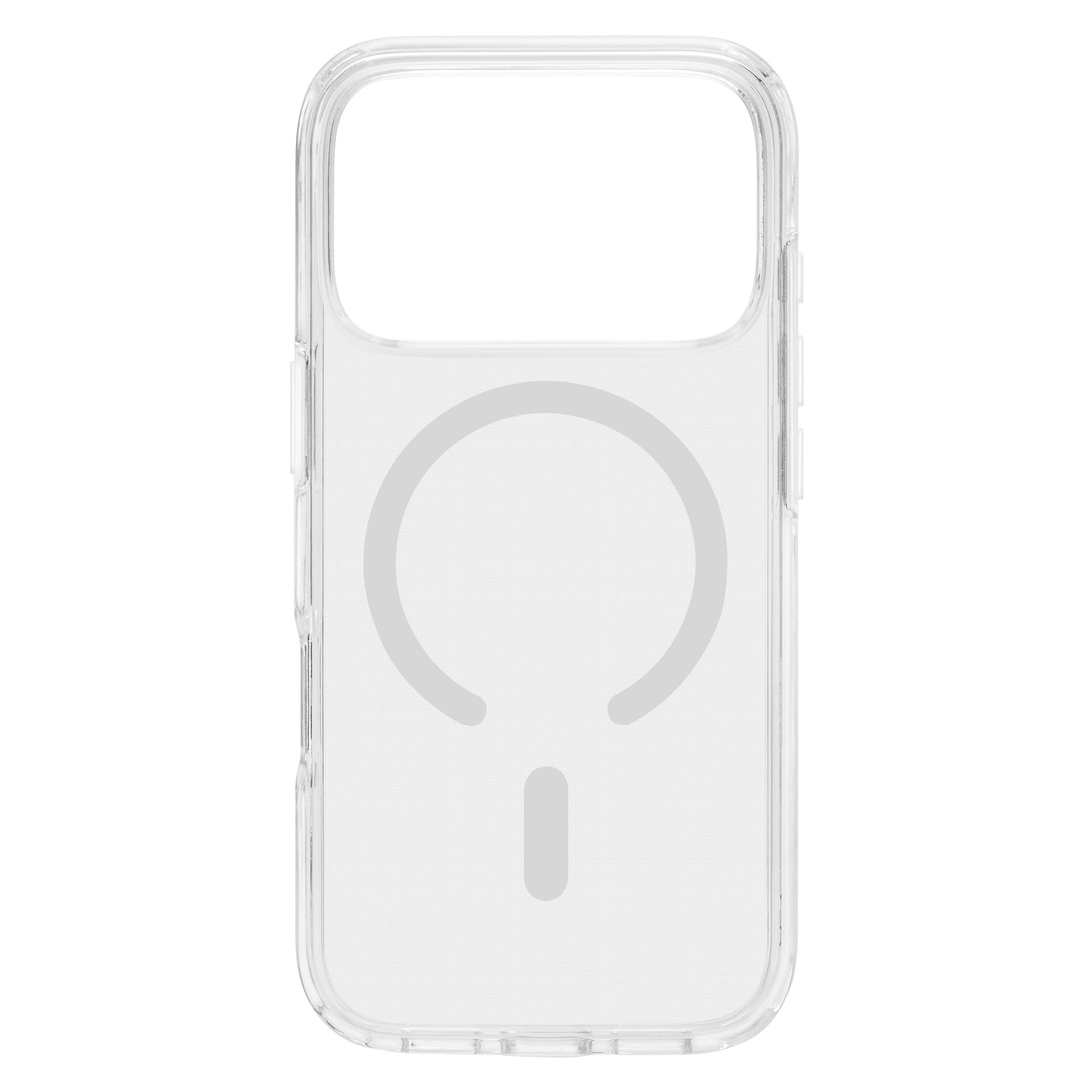 Linocell Clear mobilcover til iPhone 17 Pro transparent design med MagSafe-understøttelse.