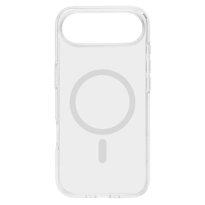 Linocell Klar Mobilskal til iPhone Air, transparent MagSafe med cirkulær grafik, stødabsorberende TPU, præcise udskæringer.