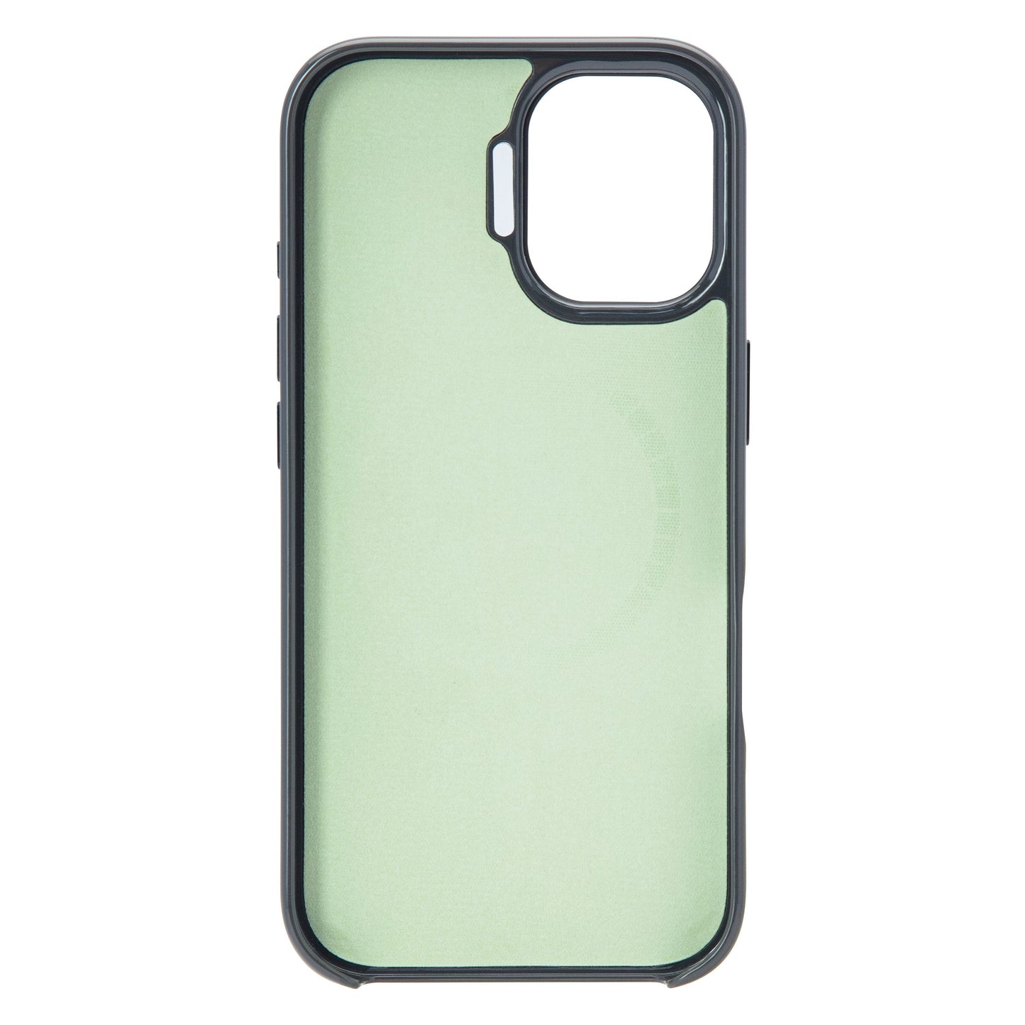 Linocell Flip Stand mobilcover til iPhone 17 sort med flip stand design.