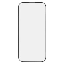 IPhone Air med blank lysegrå skærm, afrundede hjørner og sort kant med Elite Extreme Curved skærmbeskyttelse.