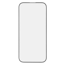 Sort smartphone-stregtegning med afrundede hjørner og blank skærm, passer til Elite Extreme Ekstra Holdbart Skærmbeskyttelse iPhone 16 Pro/17.