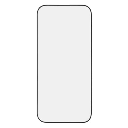 Sort smartphone-stregtegning med afrundede hjørner og blank skærm, passer til Elite Extreme Ekstra Holdbart Skærmbeskyttelse iPhone 16 Pro/17.