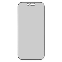 IPhone 16 Pro/17 med grå skærm, afrundede hjørner og to ovale udskæringer i toppen til kamera og sensor.