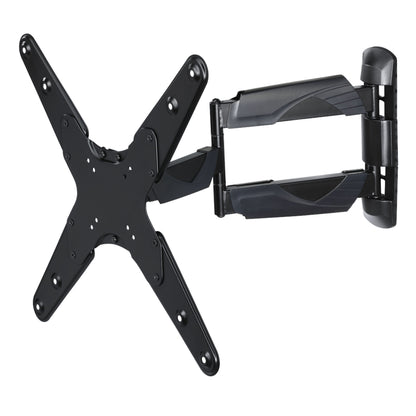 Hama Fullmotion Slim 3-ledet sort justerbart TV vægbeslag til 32-65" med udtræksarme og VESA kompatibilitet.