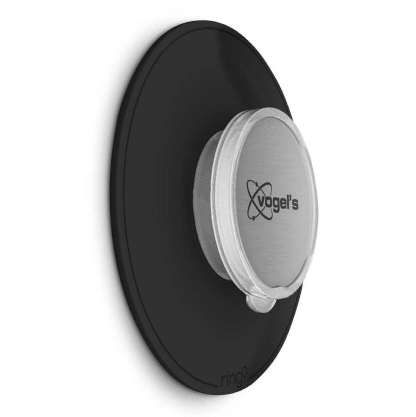 Vogel's Tablet Wall Vægbeslag til 7-13" tablet, 2-pak, rund metalholder med logo på sort bund, vægmontering.