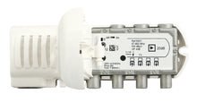 Televés Netdel med forstærker Ref. 5457, TV signalforstærker, 20dB, 47-862MHz, flere coax-stik, On/Off-knap, 230V/4W.