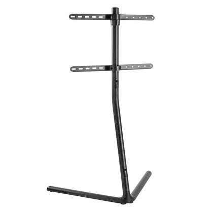 V-base gulvstativ til TV 49-70" sort, fritstående med V-formet base og VESA-kompatibelt beslag.