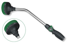 Grimsholm Spraystav 50 cm, sort/grøn justerbart hoved, buet metalrør, ergonomisk håndtag med grøn knap, 6 spraymønstre.