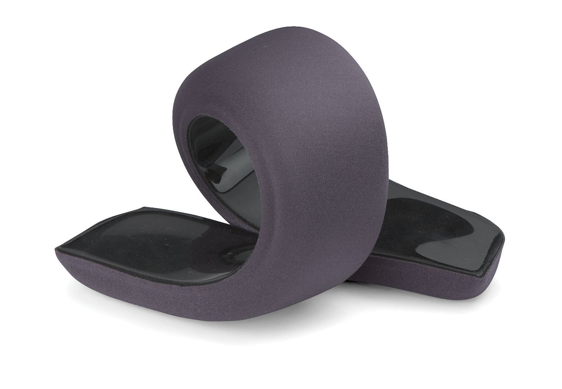 Håndledsstøtte til tastatur, sort, ergonomisk skumindlæg og flot design, egnet til skrivebord og mus.