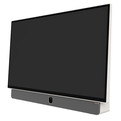METZ 24" LED bærbar TV, fladskærm med smal ramme, bred fod, Google TV, sort.