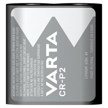 Varta litiumbatteri 223/CR-AS5 6V 1-pak, grå label med hvidt VARTA-logo, tekst LITHIUM 6204 og MADE IN CHINA.