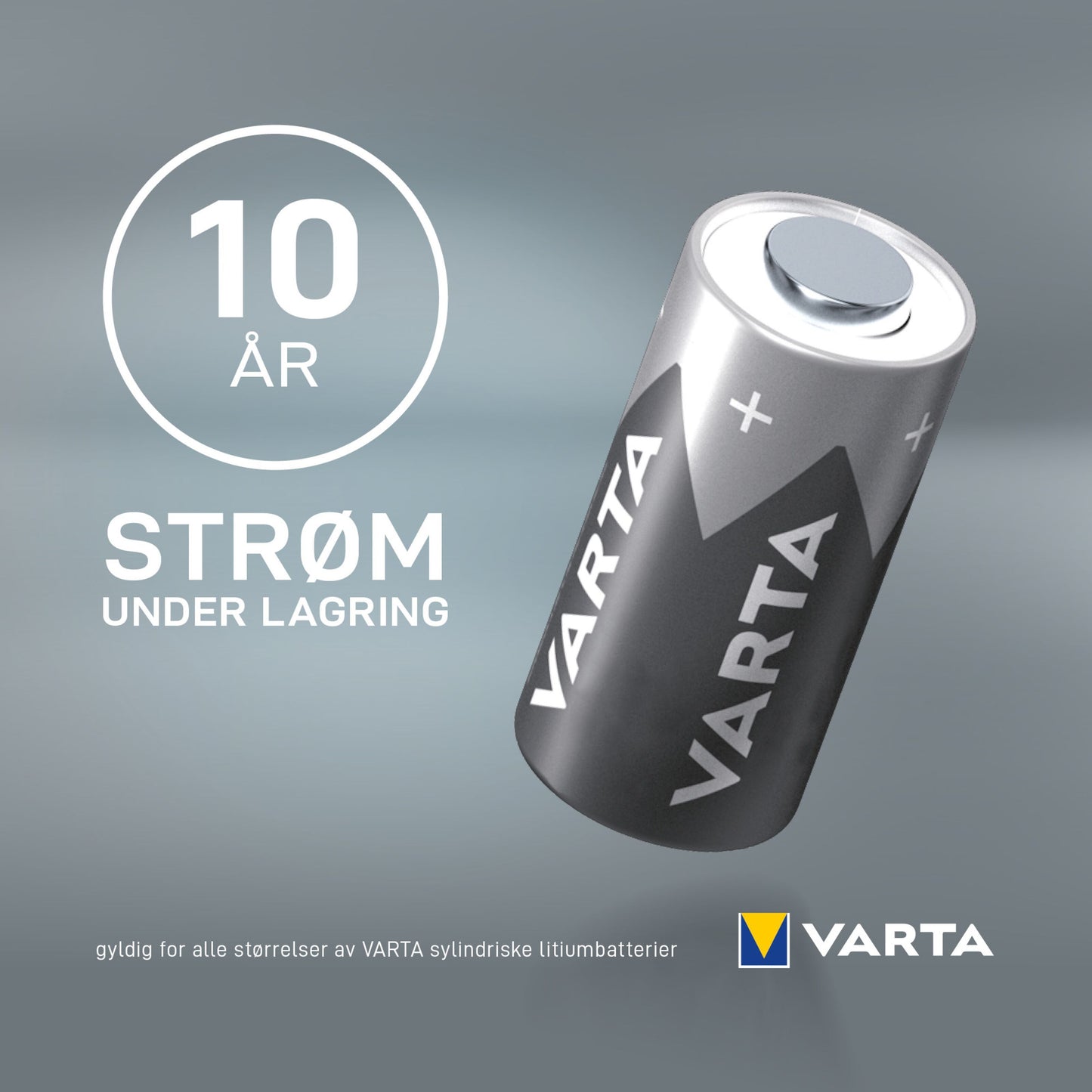 Varta litiumbatteri 223/CR-AS5 1-pak, til kameraer og medicinsk udstyr, VARTA-logo nederst til højre.