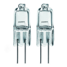 Osram Halostar ovnlampe G4 20W halogenpærer 2-pak med tynde metalben egnet til ovnbelysning.