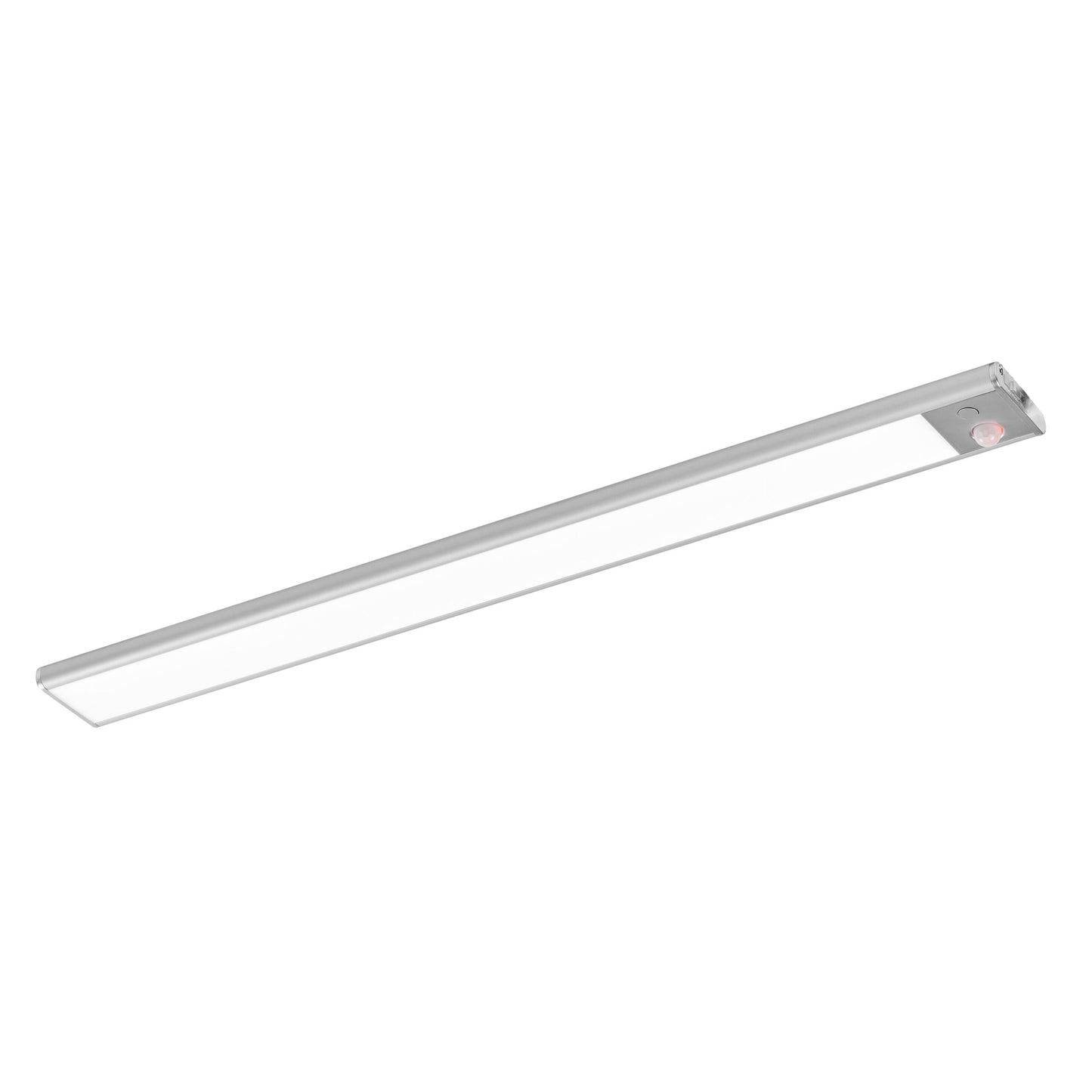 Osram lineær LED underskabsbelysning 40 cm, slank rektangulær batterilampe med sensor i den ene ende til loft/væg.