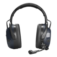Hellberg Xstream MP hovedtelefoner sort, tykke ørepuder, justerbar bøjle, fleksibel boom-mikrofon, Multipoint Bluetooth.