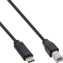 USB-C til USB-B kabel 5 m sort printerkabel.
