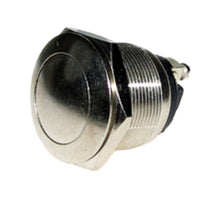1-polet afbryder metal, rund front, gevind, til panelmontering i el- eller kontrolpaneler, egnet som 12V afbryder.