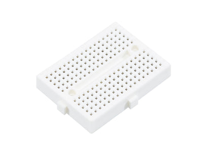 Koblingsdæk 170 forbindelser, 3-pak, hvid, rektangulær breadboard med gitterhuller til prototyping uden lodning.