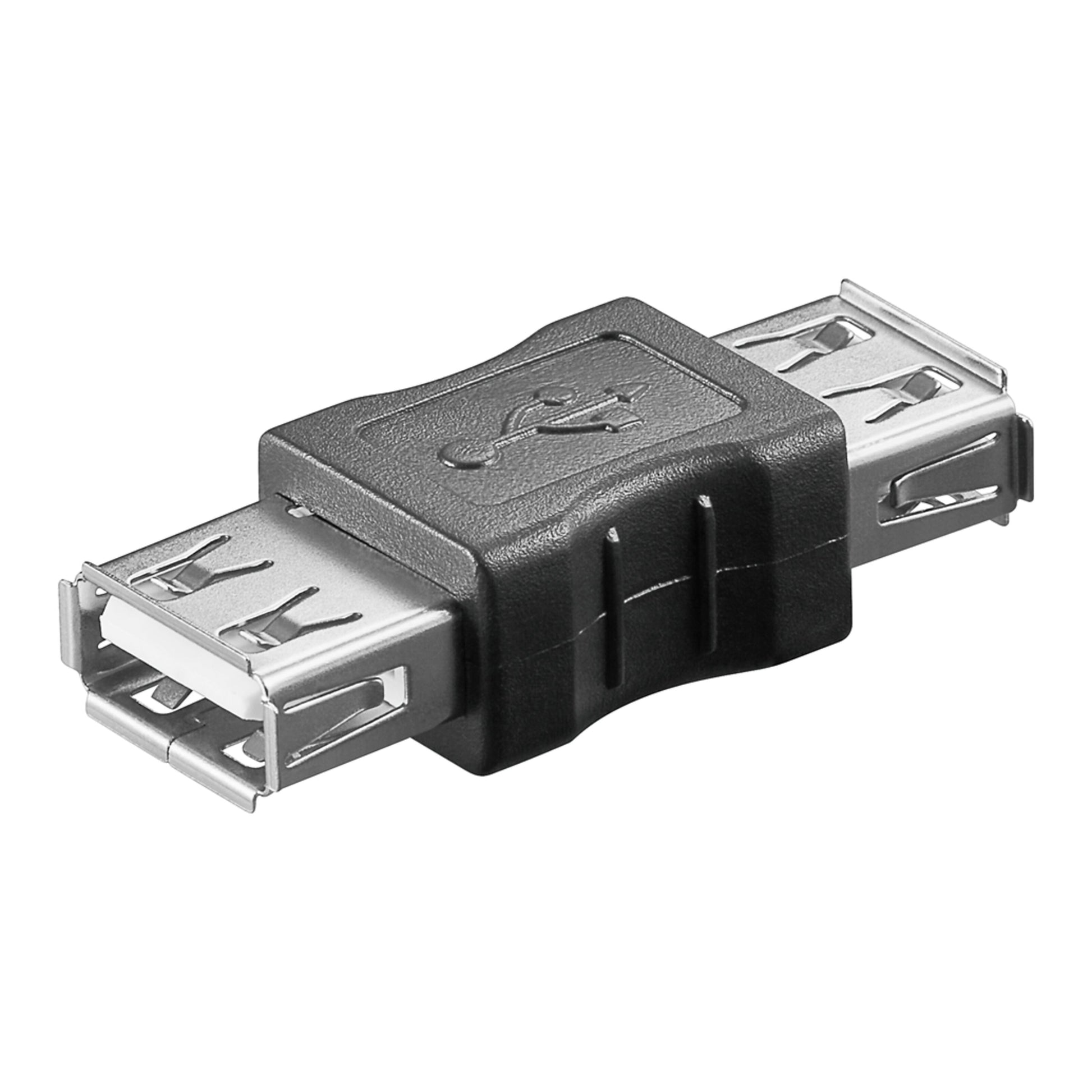 Luxorparts USB-adapter USB-A hun til USB-A hun, brugt til forlængelse eller samling af til USB-A kabler.