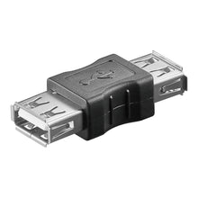 Luxorparts USB-adapter USB-A hun til USB-A hun, brugt til forlængelse eller samling af til USB-A kabler.