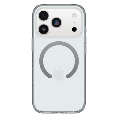 Otterbox Symmetry MagSafe cover til iPhone 17 Pro klar med synlig MagSafe-ring og Apple-logo.