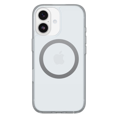 Otterbox Symmetry MagSafe cover til iPhone 17 klar med synlig MagSafe-magnet og Apple-logo.