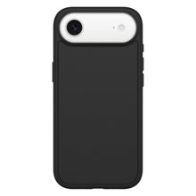 Otterbox Symmetry MagSafe cover til iPhone Air sort, bagfra med kamera og blitz synlige øverst til venstre.