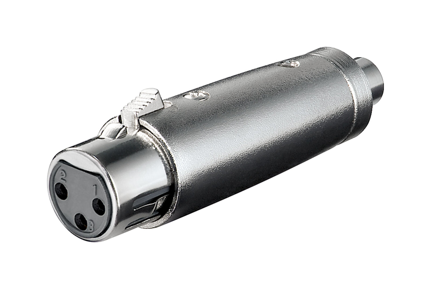 Adapter XLR-hun til RCA-hun til sammenkobling af udstyr med XLR hun og RCA hun porte.
