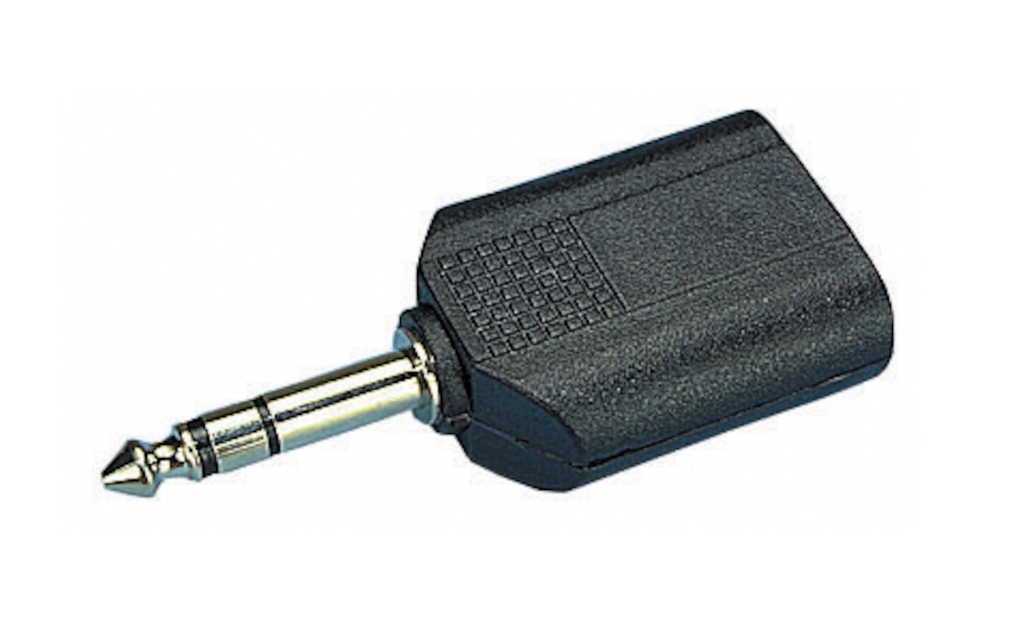 Nedis lydadapter 2x 6,3 mm han til 6,3 mm stereo hun velegnet til hovedtelefon- eller audioforbindelser.