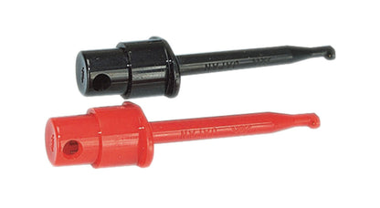 Velleman testklemme 40 mm sort, cylindrisk, spids ende til midlertidig elektrisk forbindelse laboratoriebrug.