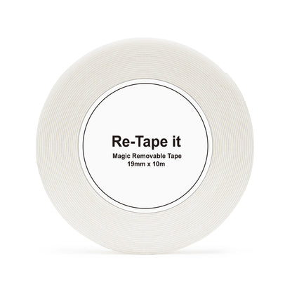 Luxorparts Genindspil det dobbeltsidet tape 10 m rulle.