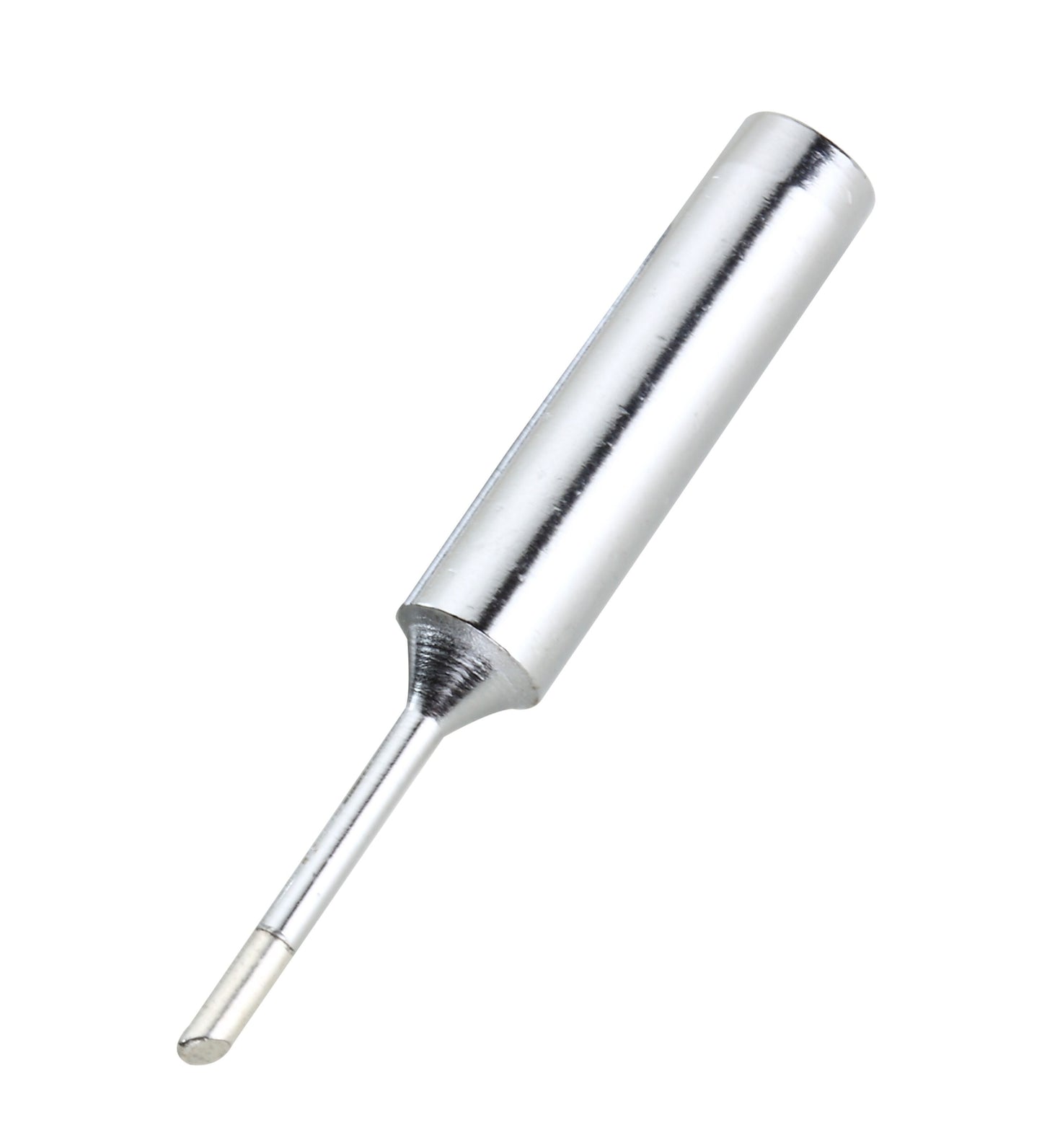 Dibotech loddespids 2.0 mm til 40570, 40745, 40746 med cylindrisk krop og spids ende, passer til Dibotech loddekolbe.