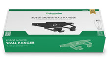 Grimsholm Vægholder til Automower 300/400/500 i grøn/hvid æske, med produktillustration, kompatibel med Husqvarna Automower.