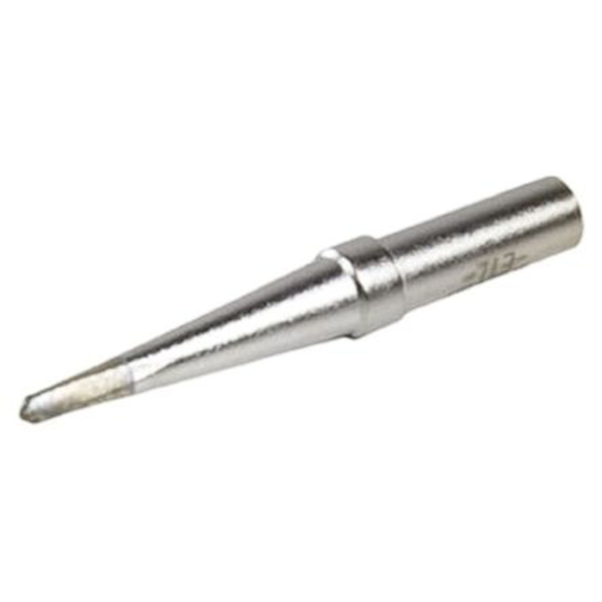 Weller konisk lang loddespids 0,4 mm, kompatibel med WE 1010, tæt på spids og størrelse.