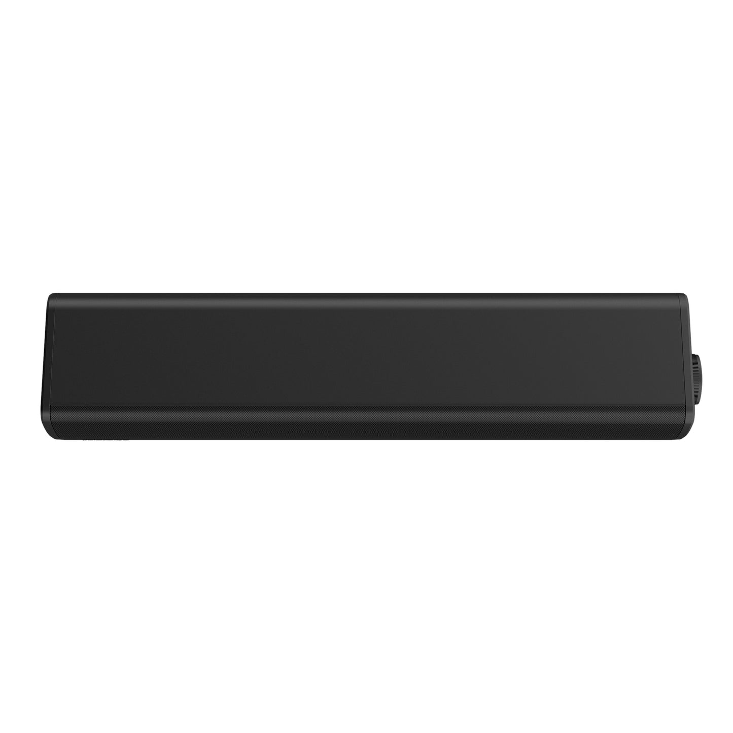 Creative Sound Blaster GS3 gaming soundbar sort, rektangulær med SuperWide-teknologi, frontvisning.