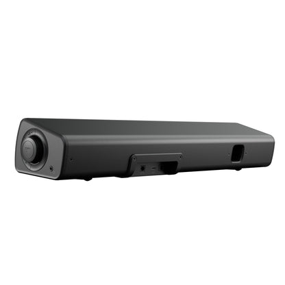 Creative Sound Blaster GS5, sort, bagfra med volumenknap til venstre, USB-C portpanel i midten, port til højre, Bluetooth 5.3.
